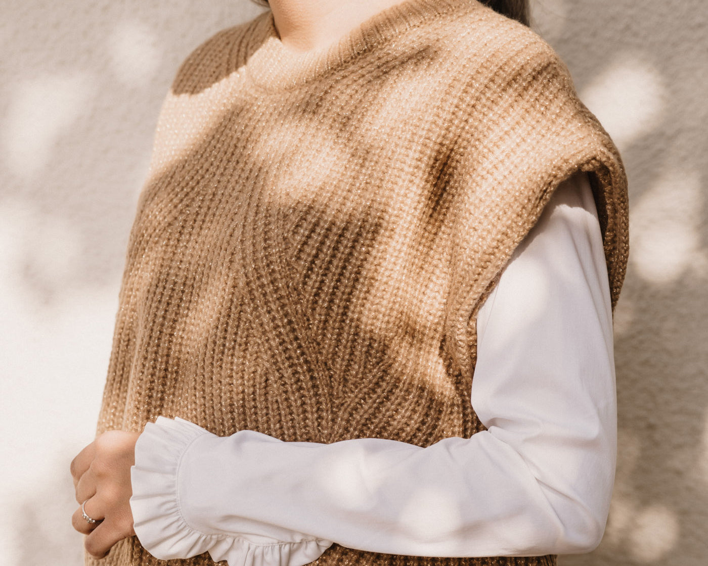 DIY: Upgrade your knit to a chic sweater vest