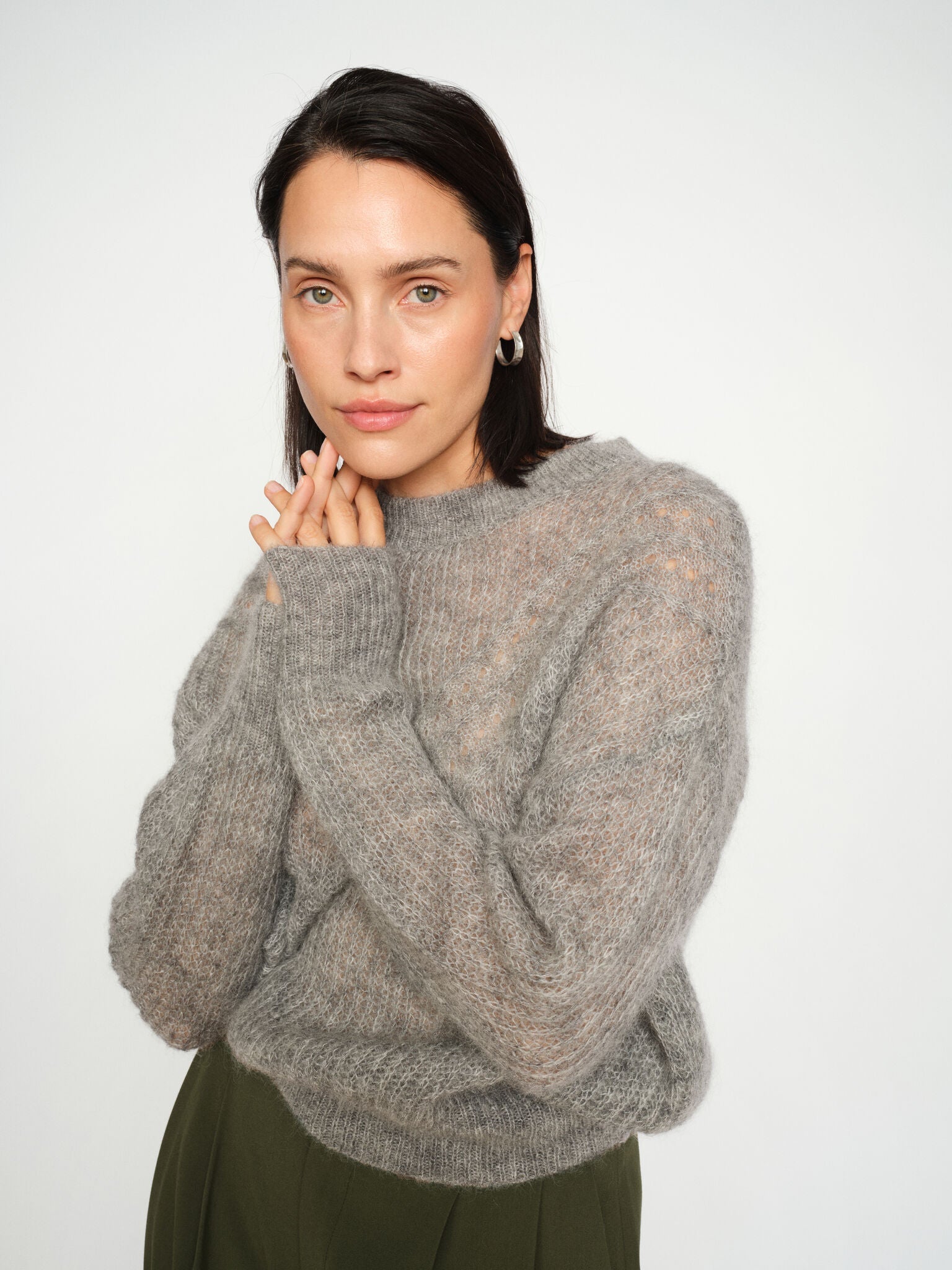 Modelshot / Grey Melange / Detail