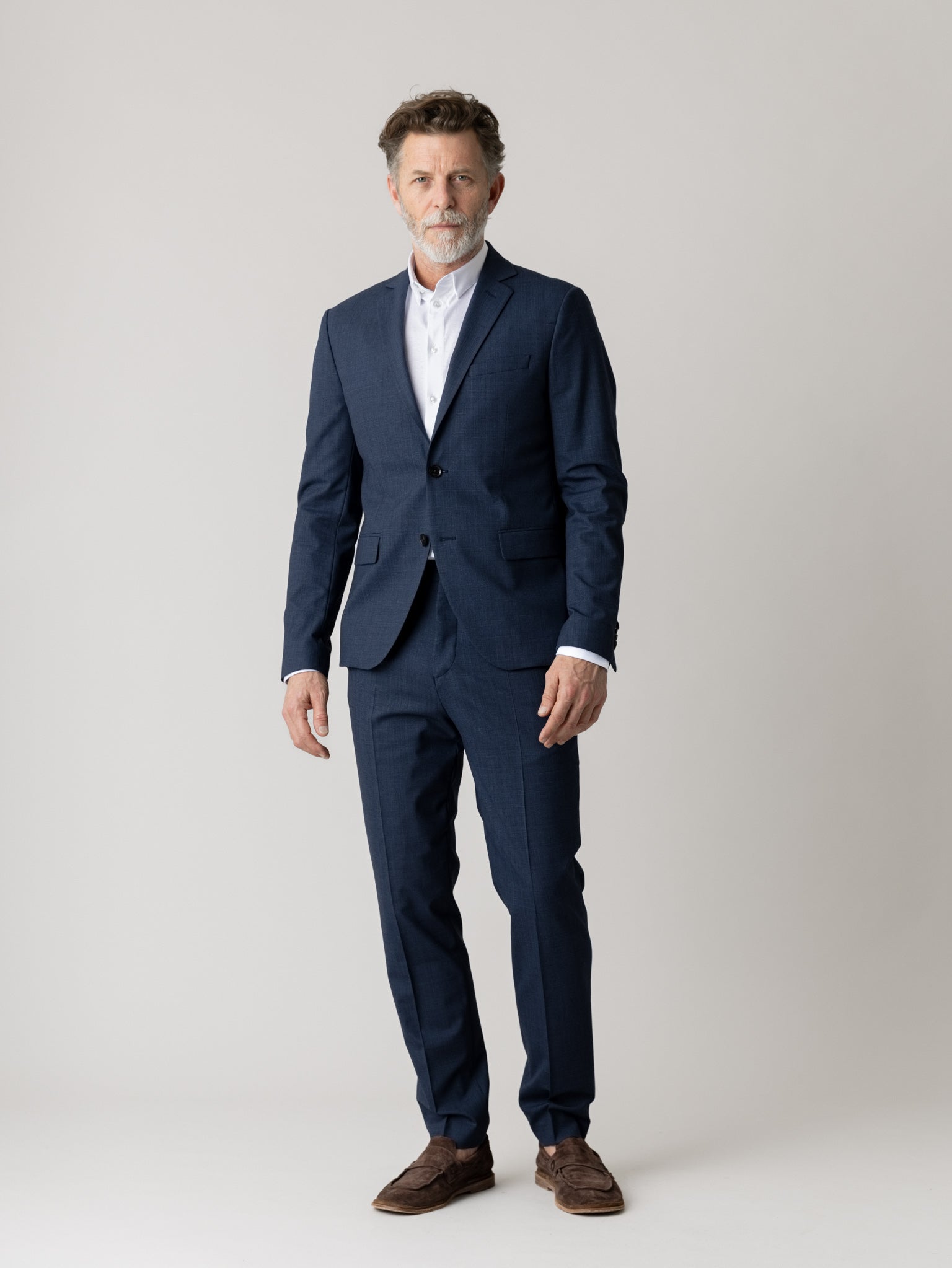 Modelshot / Navy Check / Detail