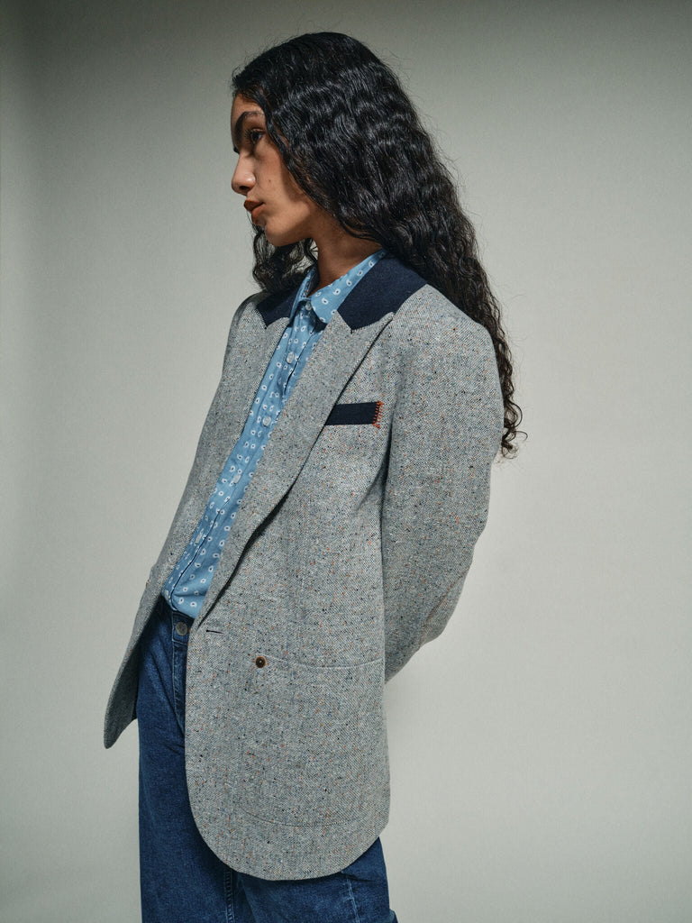 Modelshot / Grey Melange / Detail